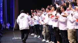 Calon Presiden Prabowo Subianto menghadiri deklarasi Penerus Negeri di Djakarta Theater XXI. (Instagram.com/@prabowo)