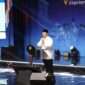 Menteri Pertahanan Prabowo Subianto saat menghadiri sarasehan Kemandirian Pesantren di JIExpo Kemayoran, Jakarta. (Dok. Tim Media Prabowo)
