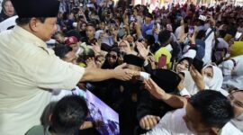 Kehadiran capres nomor urut 2 Prabowo Subianto di Palembang. (Facebook.com/@Prabowo Subianto )