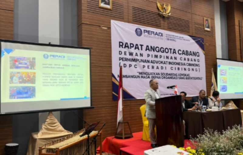 Berlangsung di Hotel Lorin, Sentul, Kabupaten Bogor, Dewan Pimpinan Cabang (DPC) PERADI Cibinong sukses menggelar Rapat Anggota Cabang (RAC) tahunannya. (Dok. DPC PERADI Cibinong)