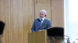 Pertemuan bilateral Presiden Indonesia Prabowo Subianto dengan Presiden Brasil Luiz Inácio Lula da Silva. (Dok. Tim Media Prabowo)