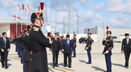 Presiden  Prabowo Subianto resmi mengakhiri lawatan kerjanya ke empat negara sahabat dan kembali ke Tanah Air, (Dok. Tim Media Prabowo)